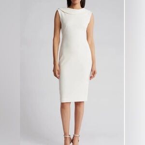 Calvin Klein Ivory Midi Dress